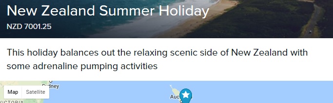 Itinerary Description